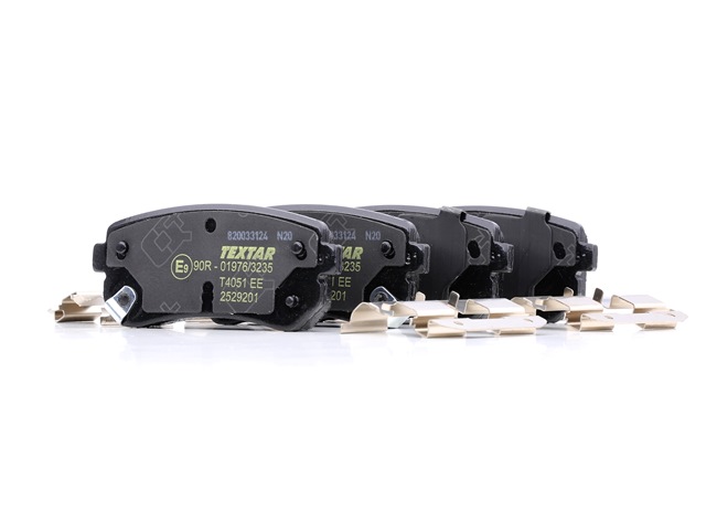 TEXTAR Remblokken voor Cerato Sedan (TD) VGT 94 kW / 128 Pk