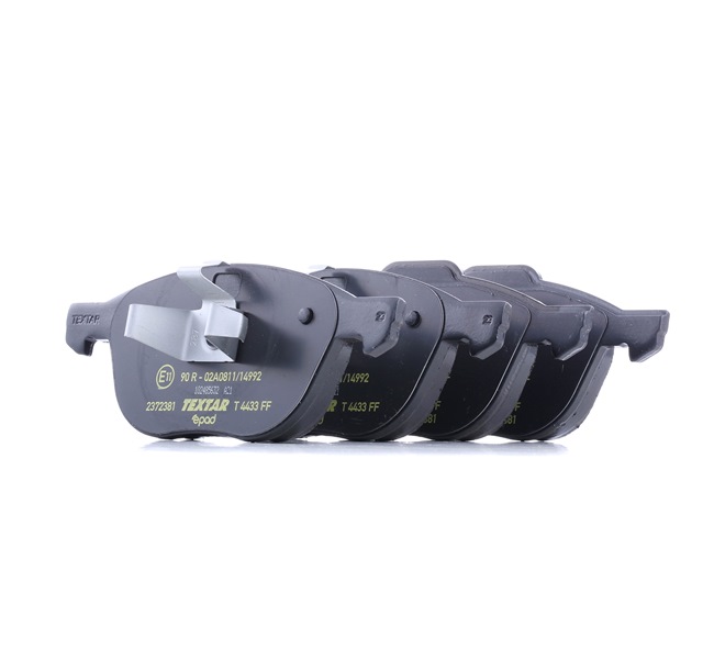 Kit pastiglie freni 2372381 TEXTAR FORD Ecosport Mk2 1.5 SE Direct Flex 2017 137 CV
