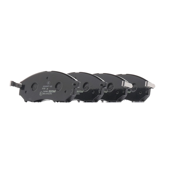 Numéro OEM D1060 1NC0C - Plaquettes de frein 2369803 RENAULT, NISSAN, HYUNDAI, MAZDA, INFINITI