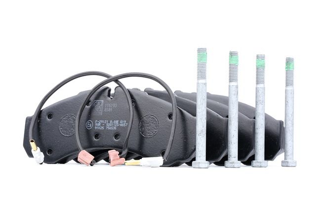 FEBI BILSTEIN | Remblokkenset voor schijfrem Incl. slijtage waarschuwingscontact, Vooras, Met schroeven 116193 IVECO Daily VI Flatbed Vrachtwagen/Chassis 2024 goedkoop online