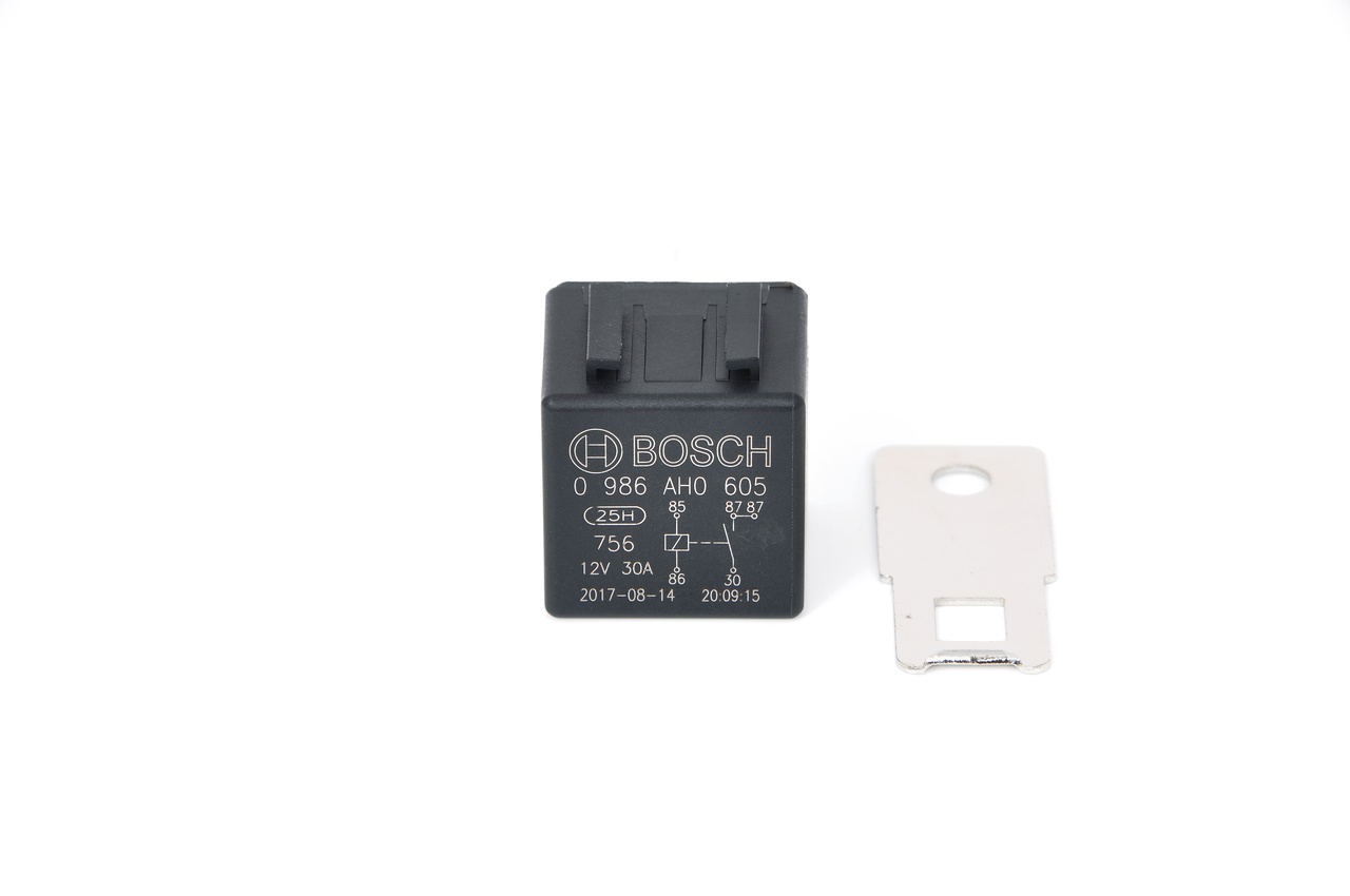 Relè, Corrente di lavoro 0 986 AH0 605 BOSCH Volkswagen Touran I (1T1, 1T2) 2.0 TDI 2010 140 CV