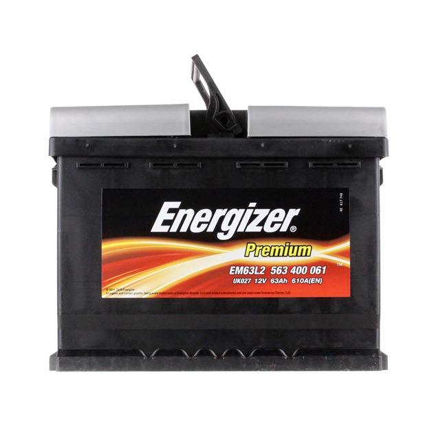 Autobatterie EM63-L2 ENERGIZER MITSUBISHI Lancer VII Limousine (CS_A, CT_A) 1.6 2006 98 PS