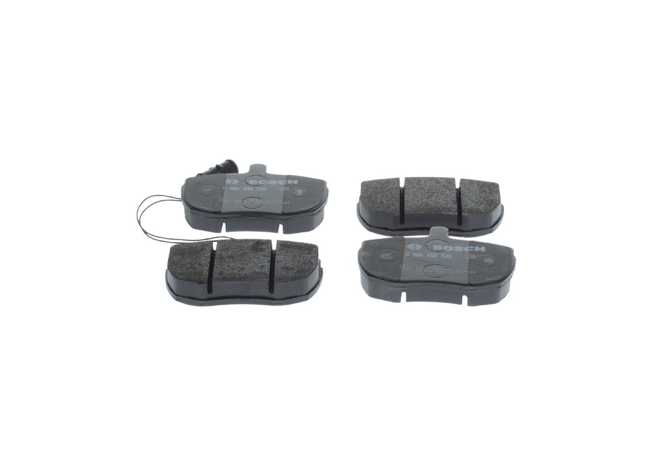 Número OEM RTC 4518 - Pastilhas de travão 0 986 494 535 FORD, ALFA ROMEO, LAND ROVER, IVECO, ROVER