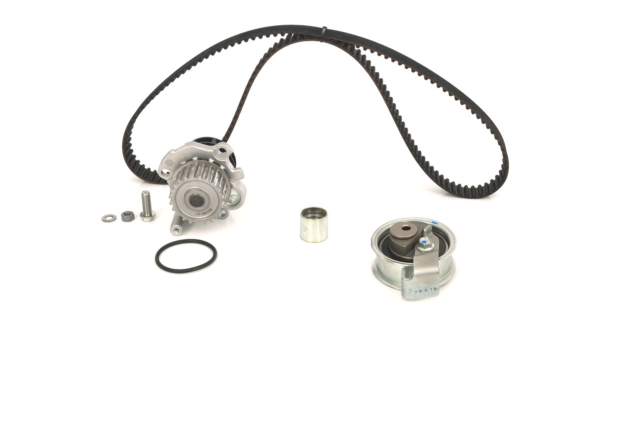Tandremssæt med vandpumpe 1 987 946 492 BOSCH AUDI A4 B6 Avant (8E5) 1.8 T quattro 2002 163 HK