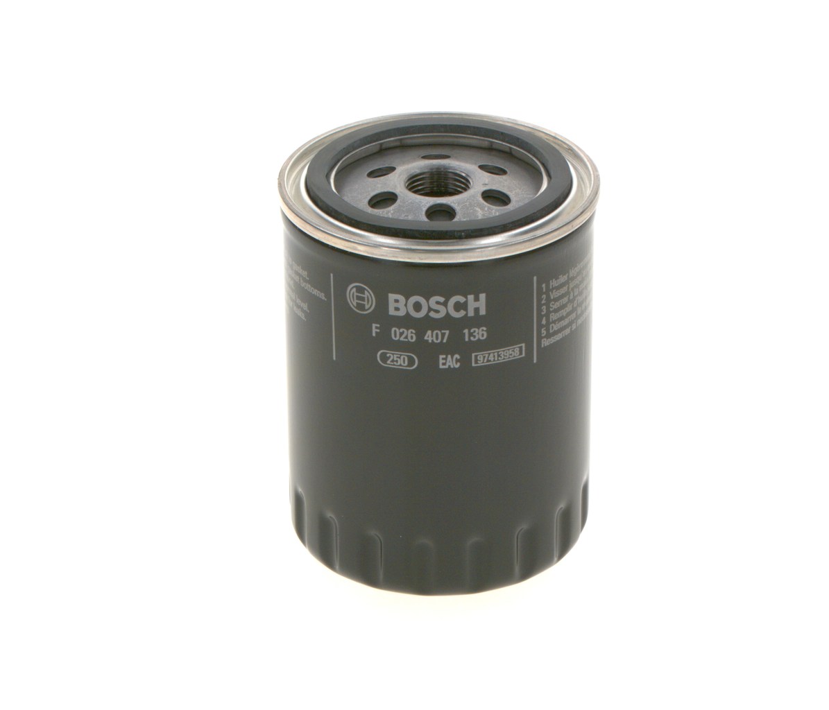 OEM-nummer 078 115 561 H - Oliefilter F 026 407 136 VW, AUDI, CITROËN, SKODA, SEAT