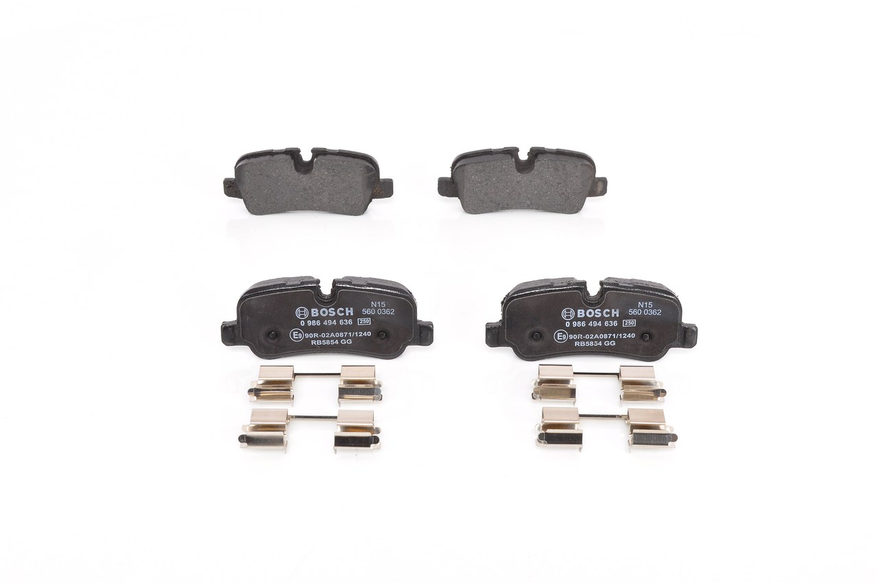 Bremse Discovery 3: Bremseklosser BOSCH 0 986 494 636