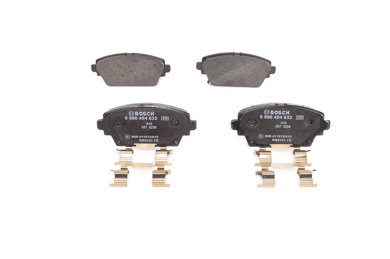 Numéro OEM 45022-S1A- E02 - Plaquettes de frein 0 986 494 633 NISSAN, SUZUKI, HONDA, MG