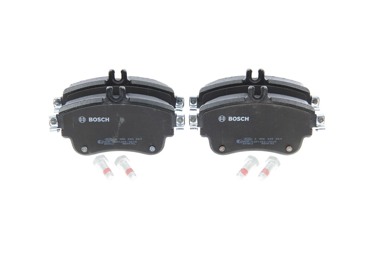 BOSCH 0 986 494 663 Bremsbeläge MERCEDES-BENZ A-Klasse (W176)