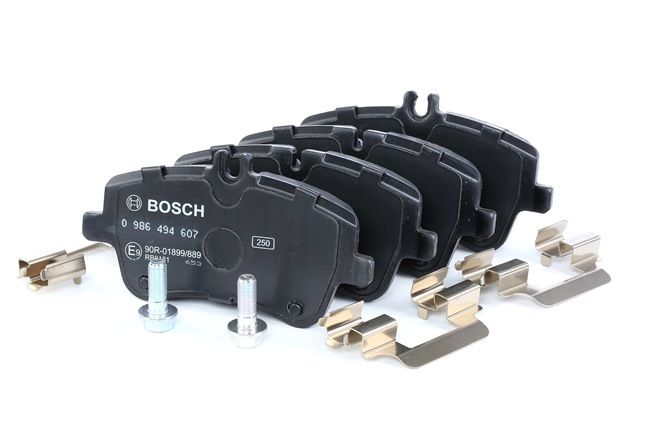 BOSCH 0 986 494 607 Bremsbelagsatz Scheibenbremse MERCEDES-BENZ SLK (R171)