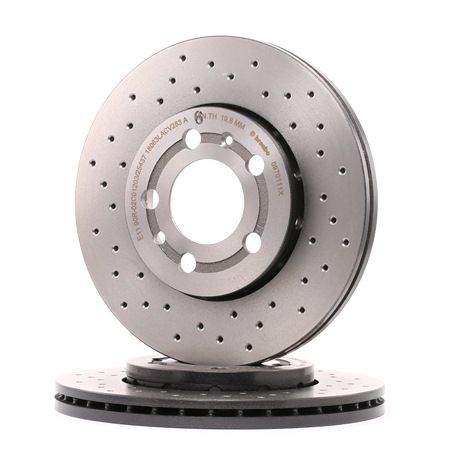 Número OEM 6RF 615 301 C - Disco de freno 09.7011.1X SEAT, AUDI, SKODA