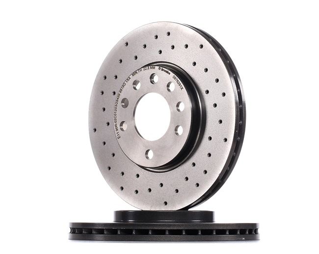 BREMBO 09.7629.1X brake discs OPEL Corsa C Hatchback (X01) 1.7 CDTI (F08, F68) 100hp 2007