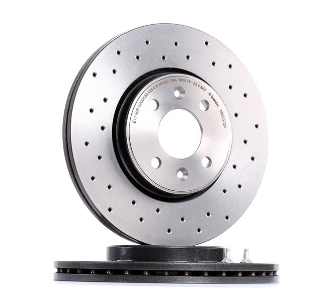 BREMBO 09.8137.2X Renault Scenic 2 brake discs replacement cost