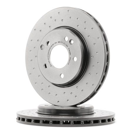Número OEM A 203 421 03 12 - Disco de travão 09.8411.1X MERCEDES-BENZ, JAGUAR