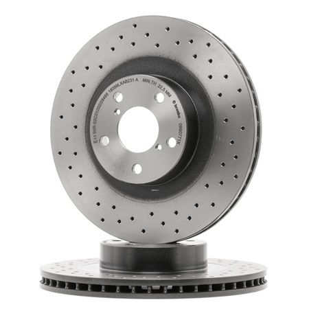 Bremse Subaru Impreza 1 Stasjonsvogn: Bremseskive BREMBO 09.9077.1X