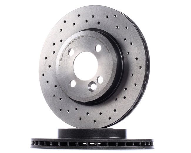 BREMBO | Bremsscheiben beschichtet, hochgekohlt, gelocht/innenbel. 09.A761.1X MINI Clubman (R55) 2008 günstig online