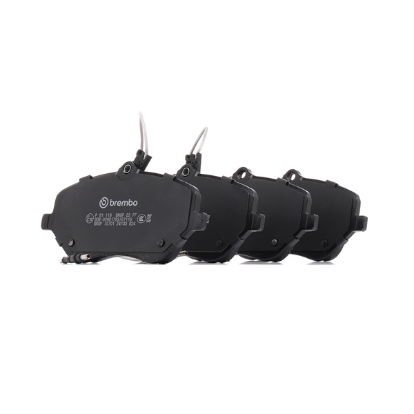 BREMBO | Pastiglie freno Con contatto segnalazione usura, con bulloni pinza freno, con lamierino anticigolío, con accessori P 61 119 FORD Puma SUV 2024 economici online