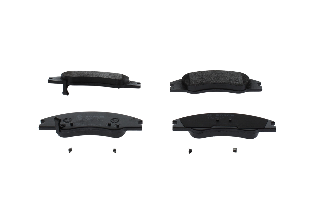 Número OEM 58101 2FA10 - Juego de pastillas de freno 0 986 494 577 CITROËN, HYUNDAI, KIA, MAZDA