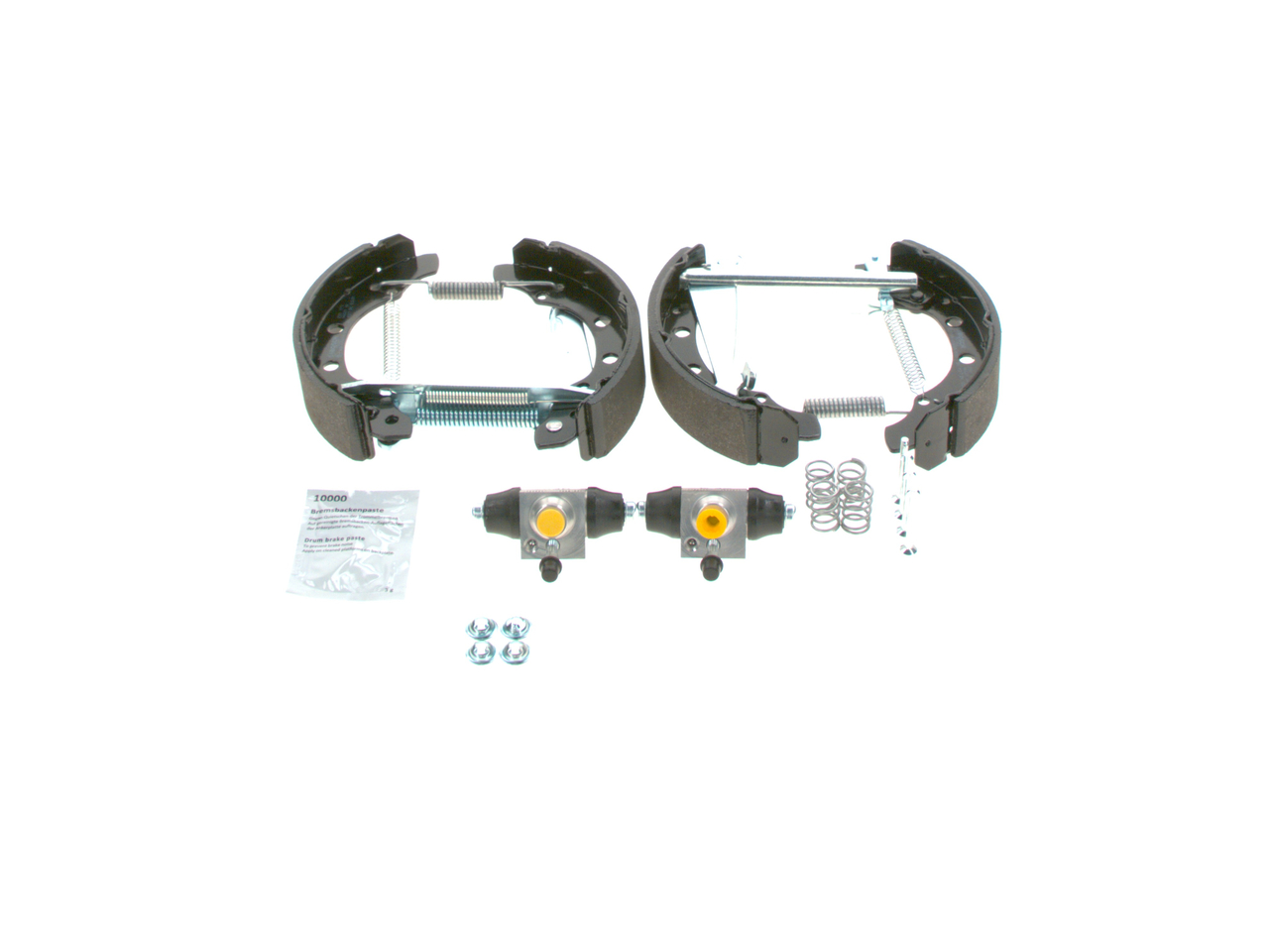 Kit freno, Freno a tamburo 0 204 114 682 BOSCH Volkswagen up! Hatchback (121, 122, BL1, BL2) 1.0 TSI 2016 90 CV