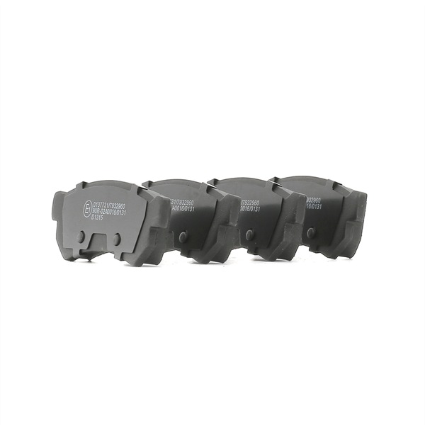 STARK | Pastillas no preparado para indicador de desgaste, Eje trasero, Chapa antichirridos, sin accesorios SKBP-0011354 CHEVROLET Optra Familiar 2002 baratos online