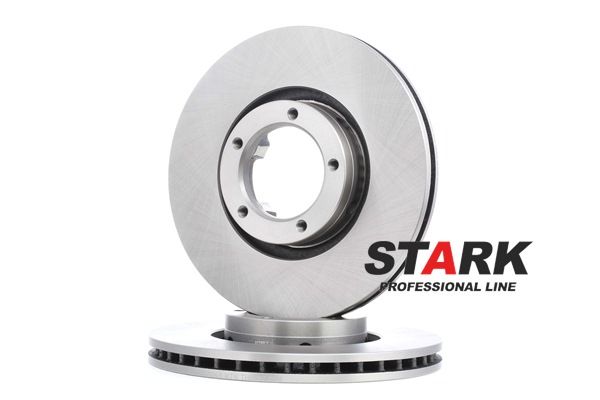 STARK | Dischi Non rivestito, Ghisa, senza viti/bulloni, ventilato, Assale anteriore SKBD-0023063 FORD Transit Mk4 Camion pianale/Telaio (VE83) 1996 economici online