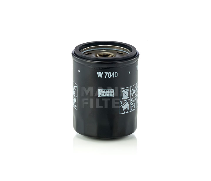 Filter Fiat Seicento 187: Oil filter MANN-FILTER W 7040