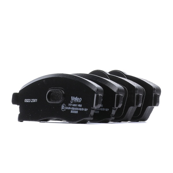 Bremsbeläge 301456 VALEO 93172261 FIRST, ohne integrierten Verschleißsensor, Vorderachse, mit Anti-Quietsch-Blech
