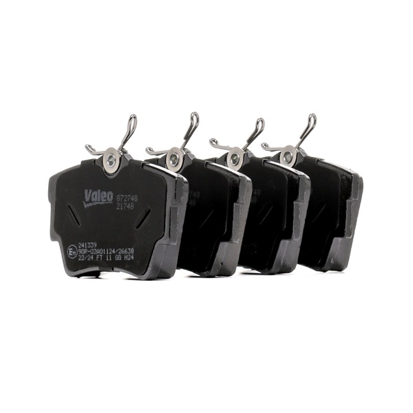 VALEO 872748 Brake pads OPEL Vivaro A Combi (X83) 2.0 ECOTEC 117 hp Petrol 2007