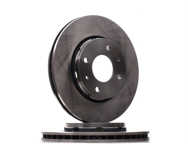 RIDEX | Dischi Freno Non rivestito, Ghisa, senza viti/bulloni, ventilato, Assale anteriore 82B0125 MITSUBISHI Colt I 1982 economici online