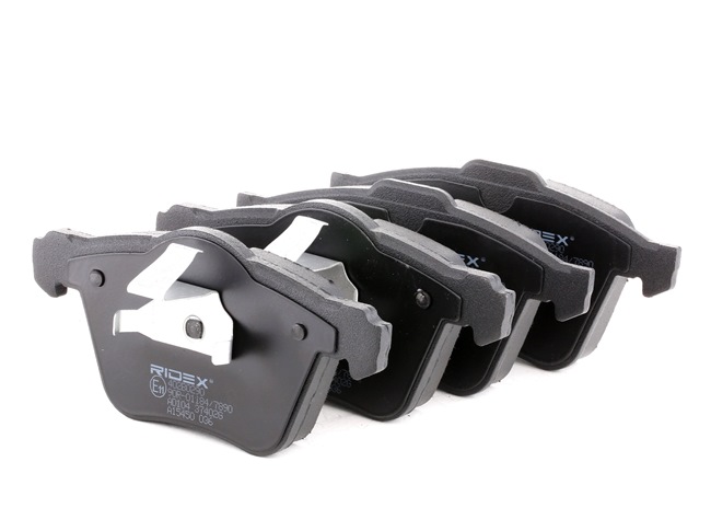 RIDEX | Pastilla preparado para indicador de desgaste, excl. contacto de avisador de desgaste, Eje delantero, Chapa antichirridos, sin accesorios 402B0290 VOLVO S80 II (AS, 124) 2007 baratos online