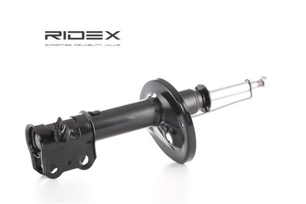 RIDEX | Demper øvre stift, nedre klemme, venstre, gasstrykk, torørs, Fjærbein 854S0094 TOYOTA Corolla VIII Stasjonsvogn (E110) 1998 billige på nett