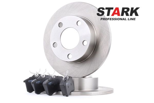 Remschijven en blokken, set SKBK-1090051 STARK Volkswagen Passat B5 Variant (3B5) 2.8 Syncro 1999 180 Pk