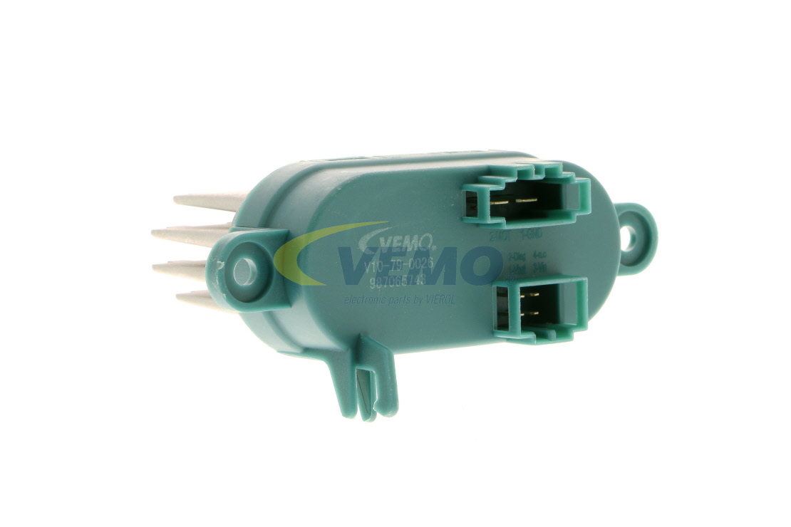 Gebläse, Vorwiderstand V10-79-0026 VEMO VW Sharan II (7N1, 7N2) 2.0 TFSI 2011 200 PS