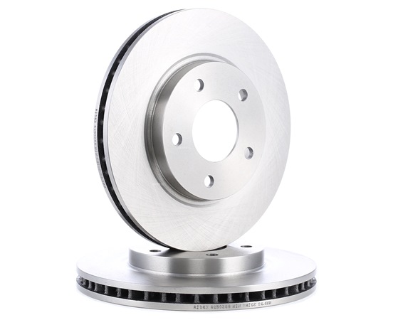 RIDEX | Freni a disco Non rivestito, Ghisa, senza viti/bulloni, ventilato, Assale anteriore 82B0358 MITSUBISHI Lancer VIII Sedan (CY_A, CZ_A) 2017 economici online