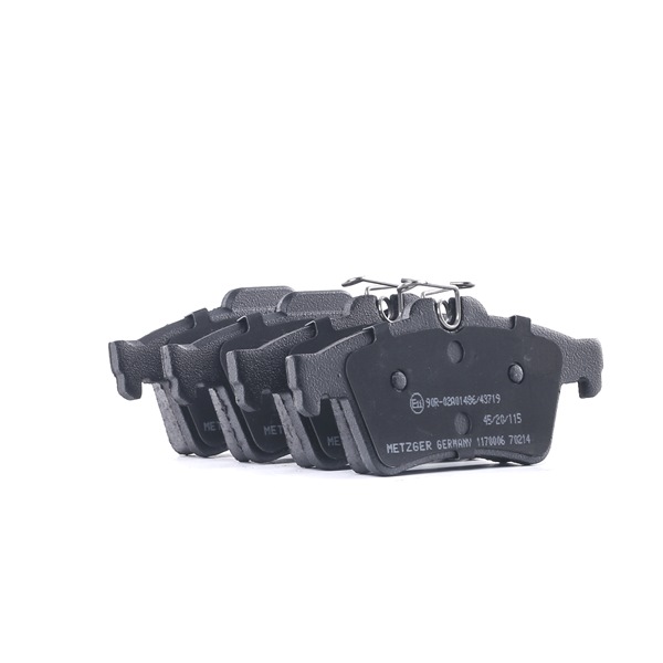 Número OEM 3M5J-2M008-AA - Pastilhas de travão 1170006 OPEL, FORD, CITROËN, CHEVROLET, JAGUAR