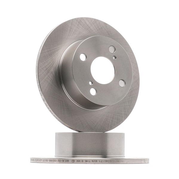 RIDEX | Discos sin recubrimiento, Hierro fundido, sin tornillos, macizo, Eje trasero 82B0505 TOYOTA Corolla VIII Compact (E110) 1999 baratos online