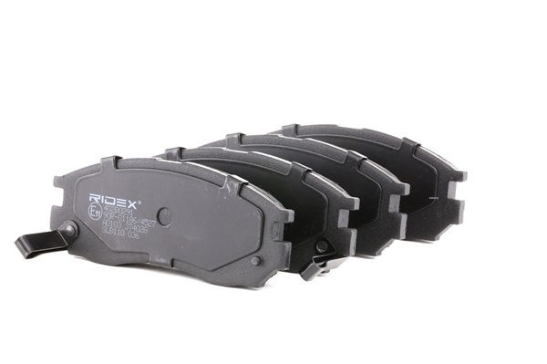 RIDEX 402B0291 Bremsbeläge MITSUBISHI ECLIPSE 1 (D2A) 2.0 i 16V 150 PS Benzin 1995