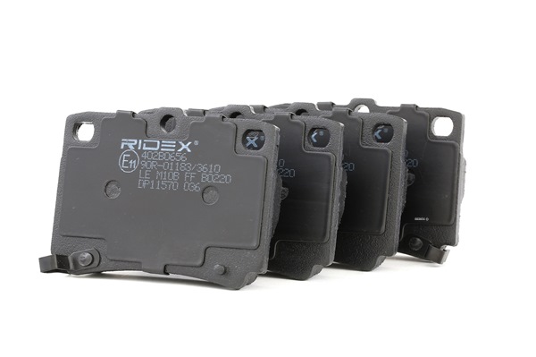RIDEX 402B0656 Bremsbelagsatz MITSUBISHI Galloper (JK-01)