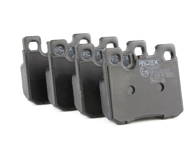 RIDEX 402B0647 Bremsbelagsatz MERCEDES-BENZ S-Klasse Limousine (W126)