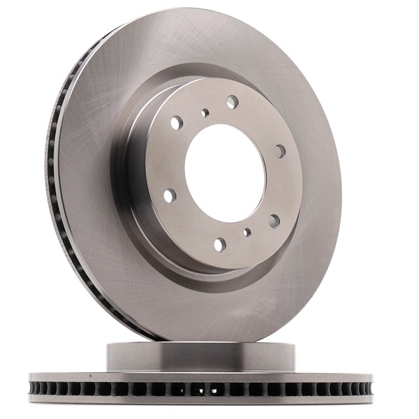 RIDEX | Dischi Freno Non rivestito, Ghisa, senza viti/bulloni, ventilato, Assale anteriore 82B1014 MITSUBISHI Pajero Classic 2016 economici online