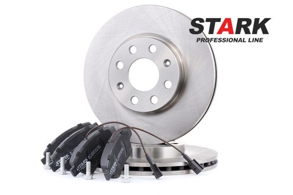 STARK | Kit de frenos de disco Eje delantero, Tipo disco de frenos: ventilado, con contacto avisador de desgaste SKBK-1090126 CHRYSLER Sebring III Berlina (JS) 2007 baratos online