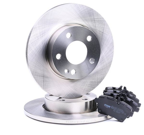 Número OEM A 169 421 00 12 - Kit de discos de freno y pastillas SKBK-1090161 MERCEDES-BENZ, JAGUAR