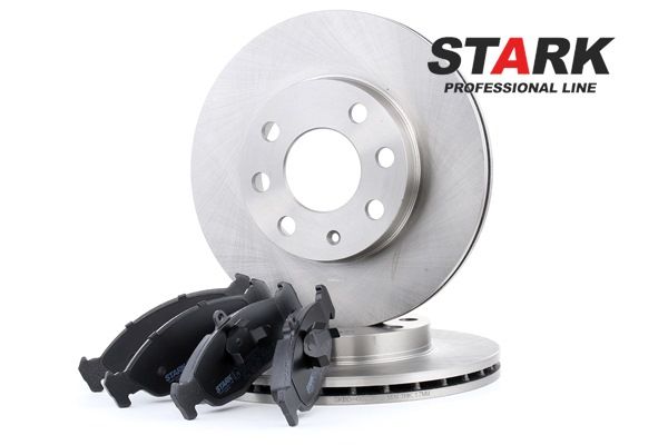 Brake discs and pads set SKBK-1090171 STARK 16 05 087 FORD, VAUXHALL, SKODA, JAGUAR, OPEL