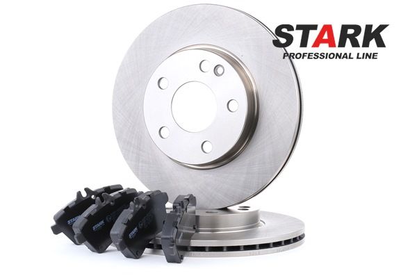 STARK | Set Freni A Disco Assale anteriore, Tipo disco freno: ventilato, predisposto per visualizzazione avviso usura, senza contatto segnalazione usura, con lamierino anticigolío SKBK-1090180 ALFA ROMEO 156 Sedan (932) 1999 economici online