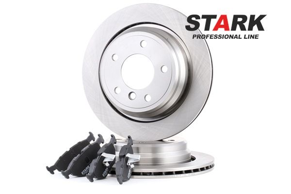 STARK | Set Freni A Disco Assale posteriore, Tipo disco freno: ventilato, senza contatto segnalazione usura SKBK-1090181 FORD Focus Mk1 Hatchback (DAW, DBW) 2002 economici online