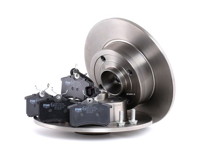 Kit de discos de freno y pastillas SKBK-1090197 STARK RENAULT Megane II Berlina (LM) 1.4 2012 98 cv