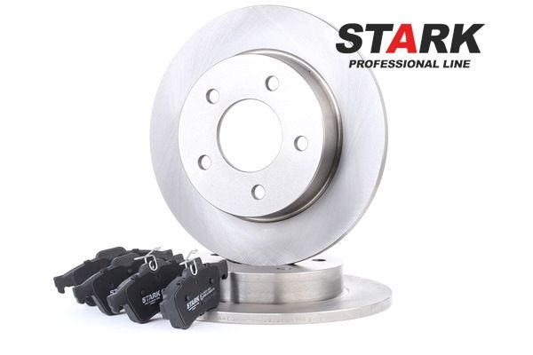 Número OEM C24Y 26 251C - Kit de discos de freno y pastillas SKBK-1090205 MAZDA, MERCURY