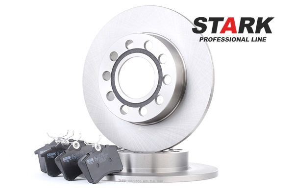 Kit dischi e pastiglie SKBK-1090243 STARK AUDI A4 B6/B7 Cabrio (8H7, 8HE) 2.0 TDI 2009 136 CV