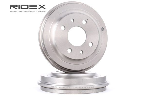 Tamburo freno 123B0025 RIDEX FIAT Cinquecento (170) 1.1 Sporting 1995 54 CV