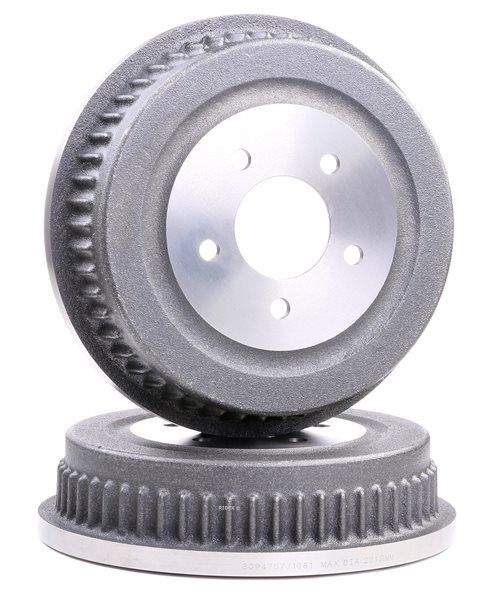 RIDEX 123B0011 Brake drum CHRYSLER VOYAGER 4 (RG, RS) 2.5 CRD 141 hp Diesel 2005