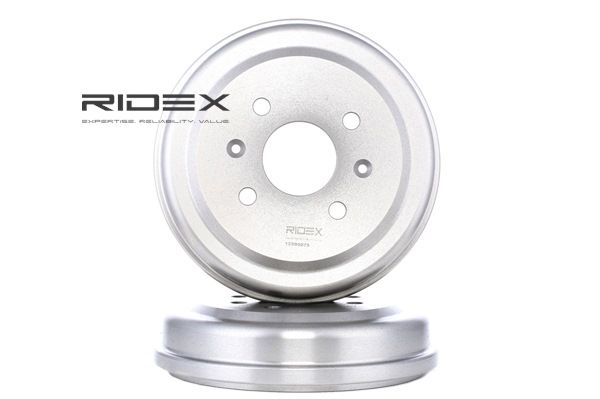 RIDEX 123B0073 brake drum CHEVROLET Aveo / Kalos Hatchback (T250, T255) 1.4 101hp 2008